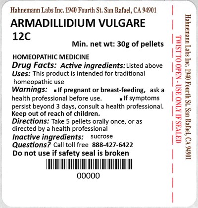 Armadillidium Vulgare 12c 30g (Armadillidium Vulgare 12c 30g)